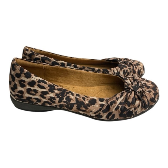 Natural Soul All Thru Comfort Slip Genie Leopard Print Twist
Front Flat Sz 9 - Picture 3 of 11